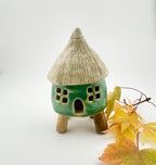 Little Spirit Stilt House 01. Glossy Jade variant.